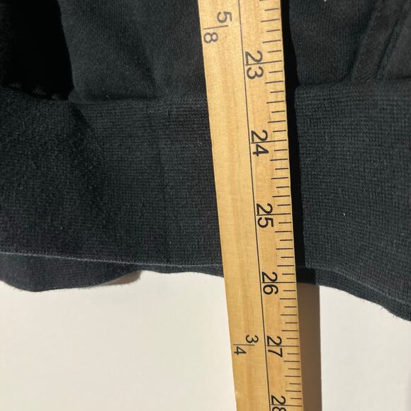 Nike Air Graphic Logo Print Black Pullover Hooded Sweatshirt Men’s Size Medium - Picture 5 of 7